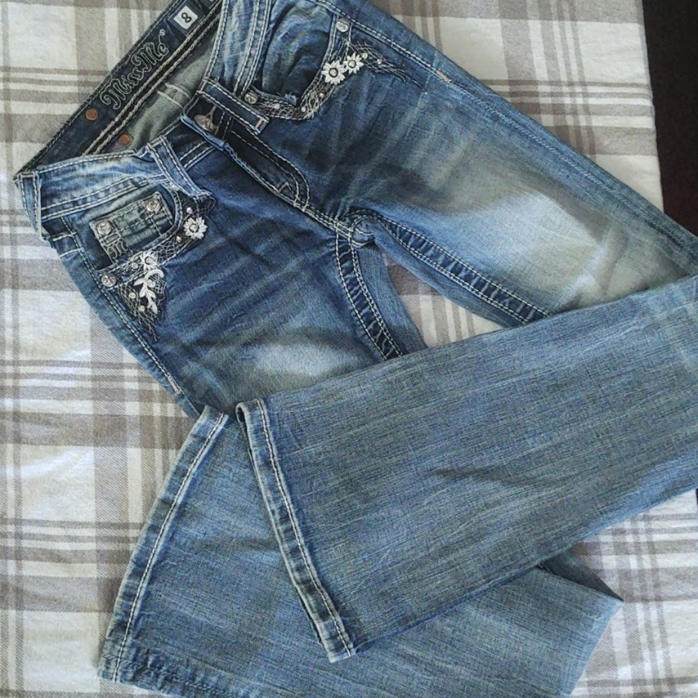 Miss Me bootcut girls size 8 jeans